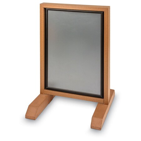 United Visual Products Sliding Door Indoor Enclosed Corkboard, 6 UV9026ACSH-BLACK-AMETHY